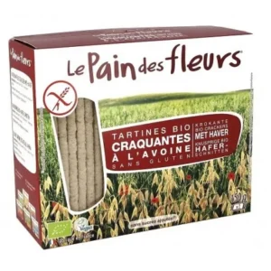 tartines craquantes à l'avoine sans gluten le pain des fleurs - 150g