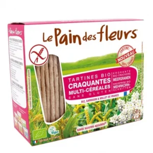 tartines craquantes multigrains sans gluten - le pain des fleurs 150g
