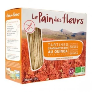 tartines craquantes au quinoa sans gluten - le pain des fleurs 150g