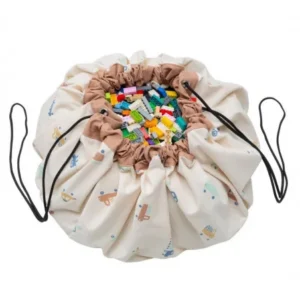 play&go sac de rangement de jouets et tapis de jeux play & go big car