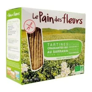 tartines sans gluten le pain des fleurs - craquantes au sarrasin 150g