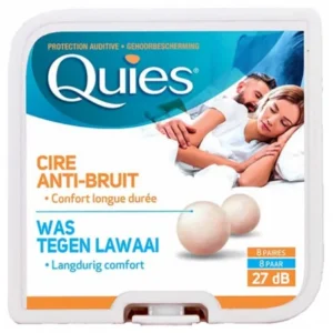 bouchons d'oreilles en cire quies anti-bruit - 16 unités