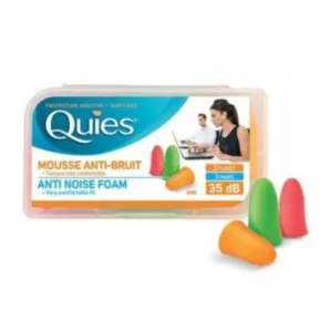 protection auditive en mousse quies – atténuation sonore efficace jusqu'à 35 db