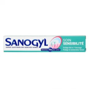 dentifrice dents sensibles sanogyl soin 75ml – protection et soulagement durable