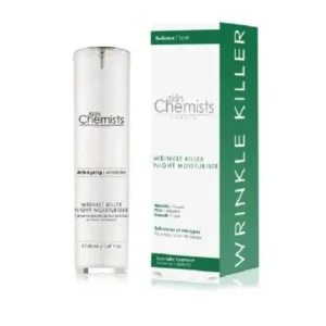 skinchemists crème hydratante de nuit anti-rides au venin de serpent 50ml