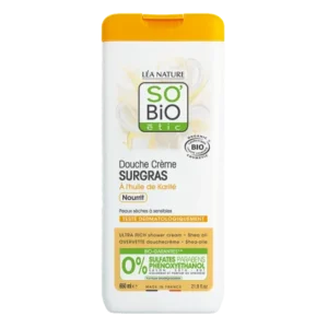 so bio douche crème surgras à l'huile de karité 650ml