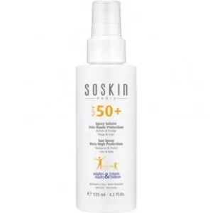soskin spray solaire très haute protection spf50+