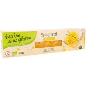spaghettis bio sans gluten maïs et riz 500g - ma vie sans gluten