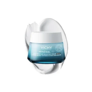 crème hydratante riche minéral 89 de vichy - hydratation 100h sans parfum