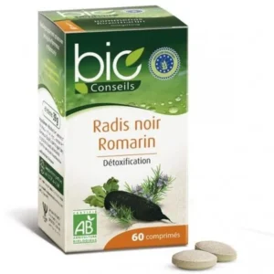 yves ponroy radis noir - romarin bio 60 comprimés