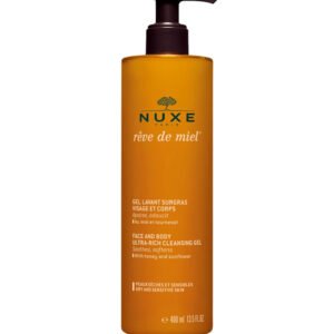 nuxe gel lavant surgras visage et corps – 400 ml