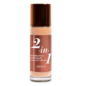 absolute new york 2in1 foundation & concealer neutral shell 35ml