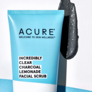 acure incredibly clear charcoal lemonade facial scrub