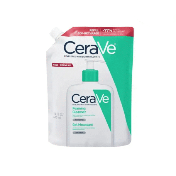 cerave gel moussant eco-recharge 473ml
