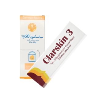 clarskin 3 creme 30g + sunskin 60 ecran invisible pack