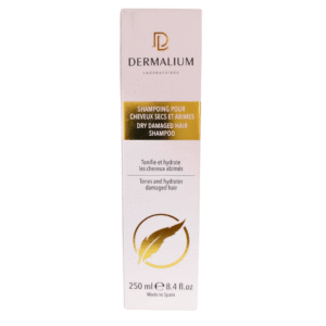 dermalium shampoing pour cheveux secs & abimes 250ml
