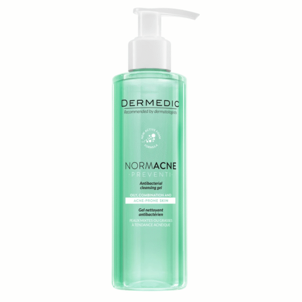 dermedic normacne gel nettoyant anti-bacterien 200ml
