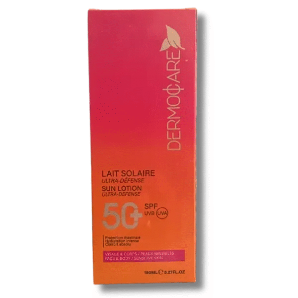 dermocare lait solaire spf50+ 150ml