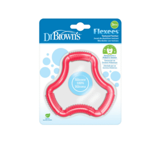 Dr Brown’s Anneau de Dentition Flexees Pink +3m