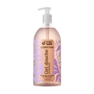 mkl cosm’ethik gel douche peche blanche bio de provence 1l
