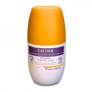 cattier déodorant roll-on fraicheur agrume 50ml