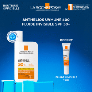 la roche posay anthelios fluide uvmune 400 invisible spf50+ 50ml+rp anth 15ml pack