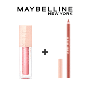 maybelline lifter gloss 004 silk 5.4ml + lift liner 004 out of line pack