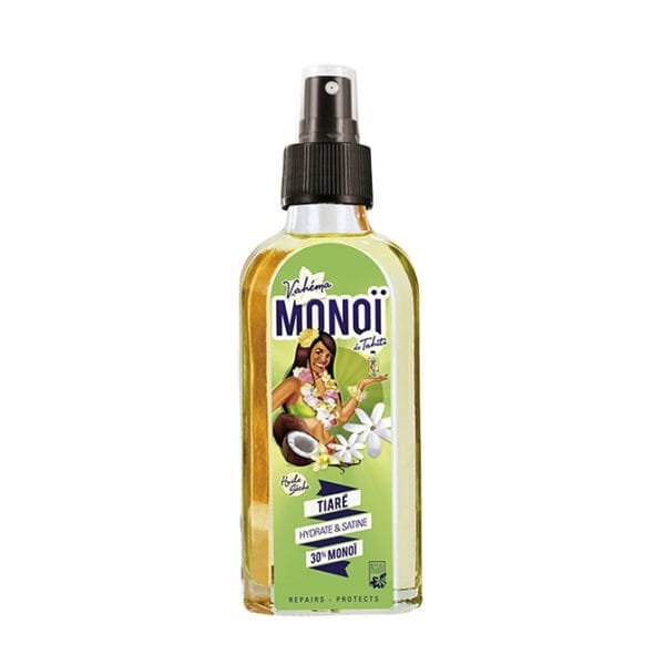 vahéma monoi huile sèche tiaré – 30% monoï 100ml