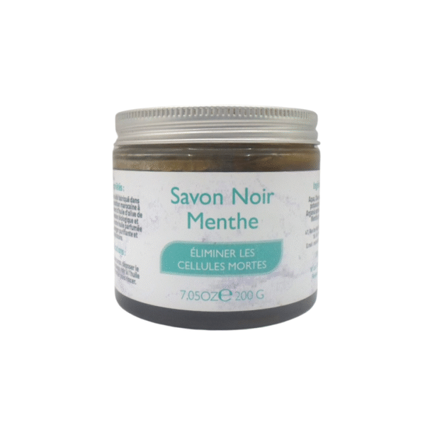 my taklidi savon noir menthe 200g