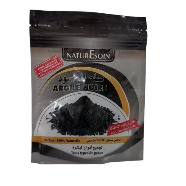 nature soin argile noir sachet 100g