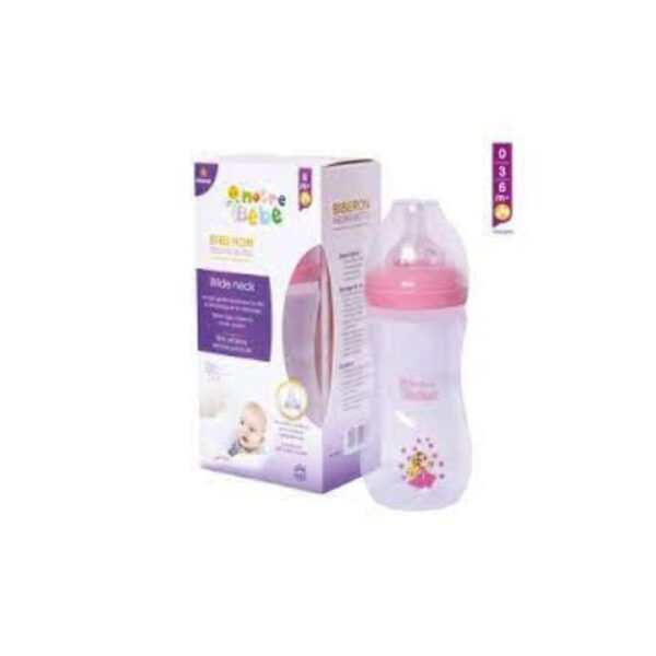 notre bebe biberon wide neck +6m 330ml