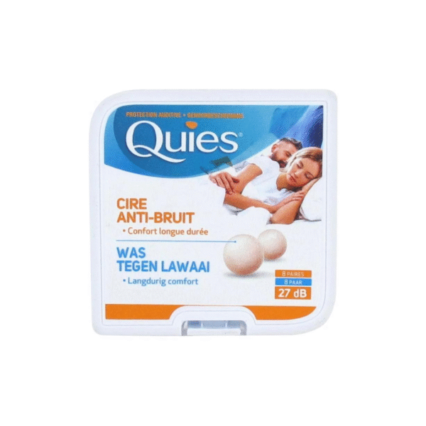 quies en mouse cire naturelle  – 8 paires