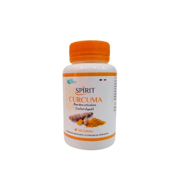 spirit curcuma 60 gelules