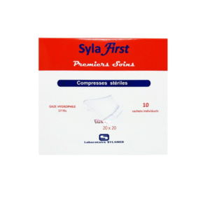 Sylafirst Compress Sterilies 20×20 Boite de 10 Pieces