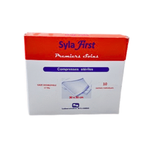 Sylafirst Compress Sterilies 30×30 Bte De 10 Pieces