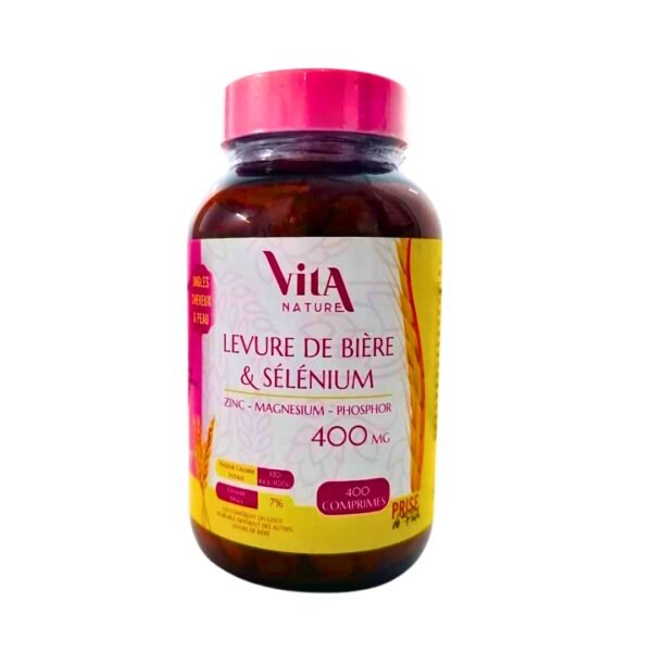 vita nature levure de biere & selenium 400mg 400 comprimes