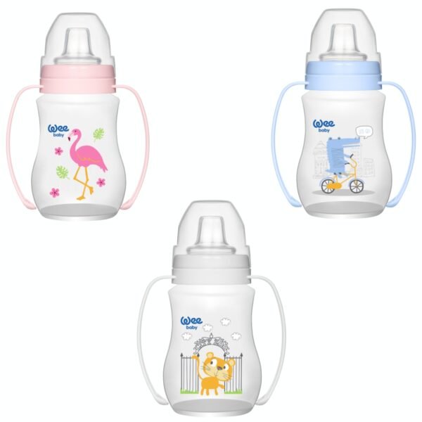 weebaby tasse anti fuite avec poignee 250ml 754-f
