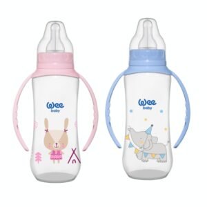 weebaby biberon classic avec poignee 6-18 mois 270ml 745-f