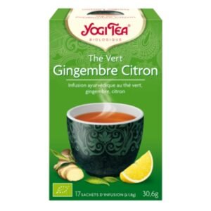 YOGI TEA THE VERT GINGEMBRE CITRON 17 X 2G
