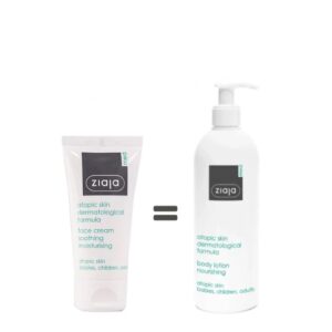 ziaja med physioderm creme jour & nuit 50ml + gel nettoyant 200ml