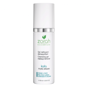 zorah kaila pure argan gel nettoyant 2en1 120ml