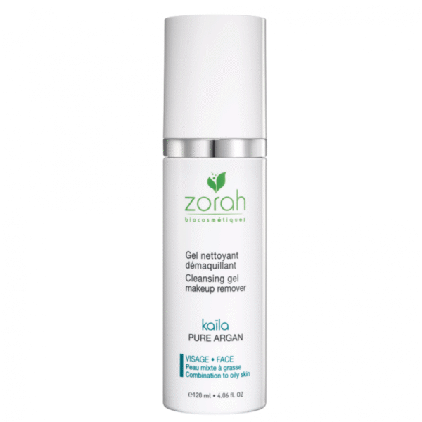 zorah kaila pure argan gel nettoyant 2en1 120ml