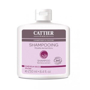 cattier shampooing moelle de bambou cheveux secs 250ml