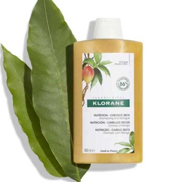 klorane shampoing traitant nutritif au beurre de mangue – 400 ml