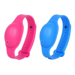 bracelet de gel hydroalcoolique bleu