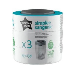 tommee tippee lot de 3 recharges pour poubelle